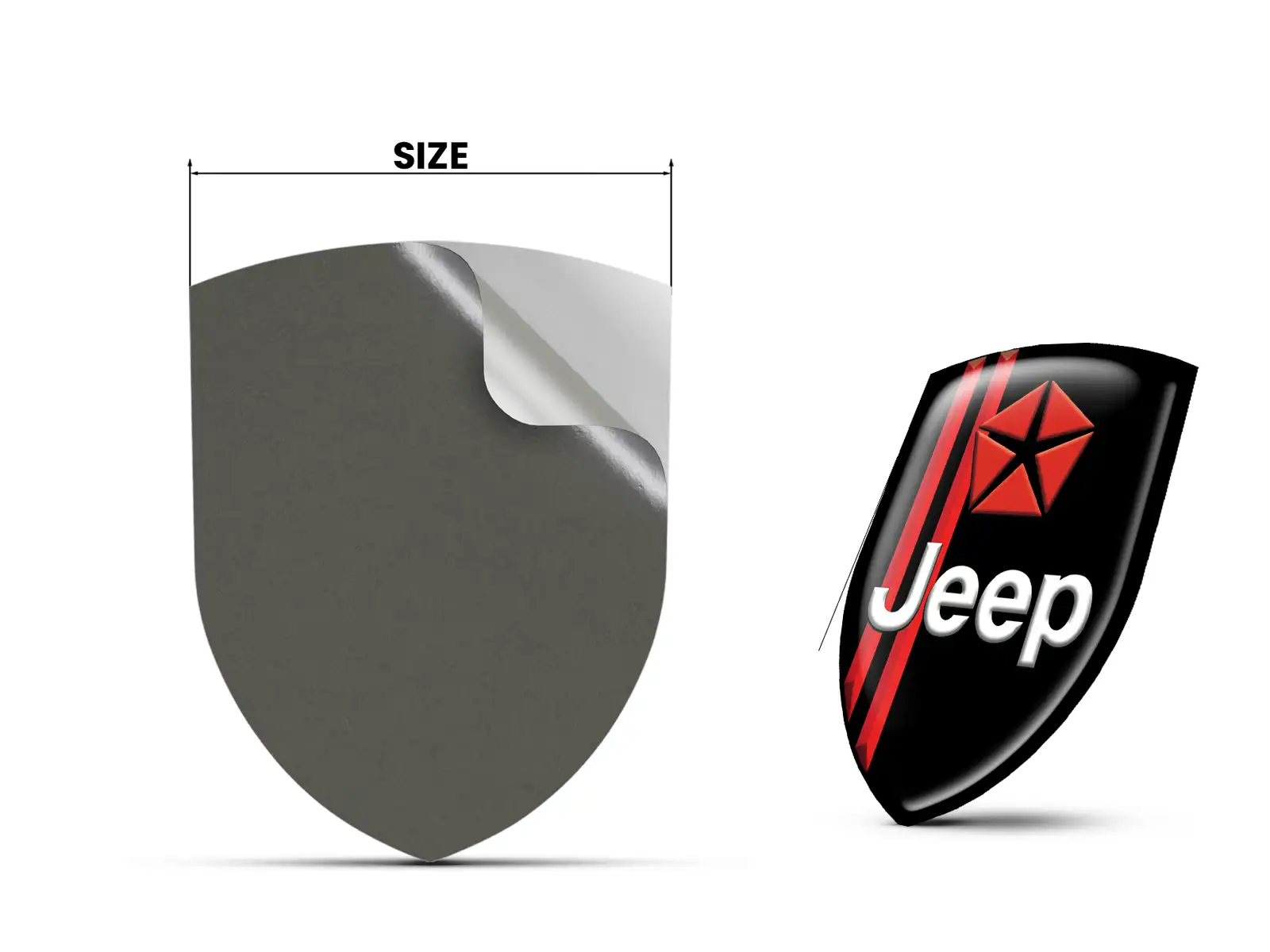 Jeep Stoßstangenaufkleber Eigen Pro Max Haltbar Modern Stil